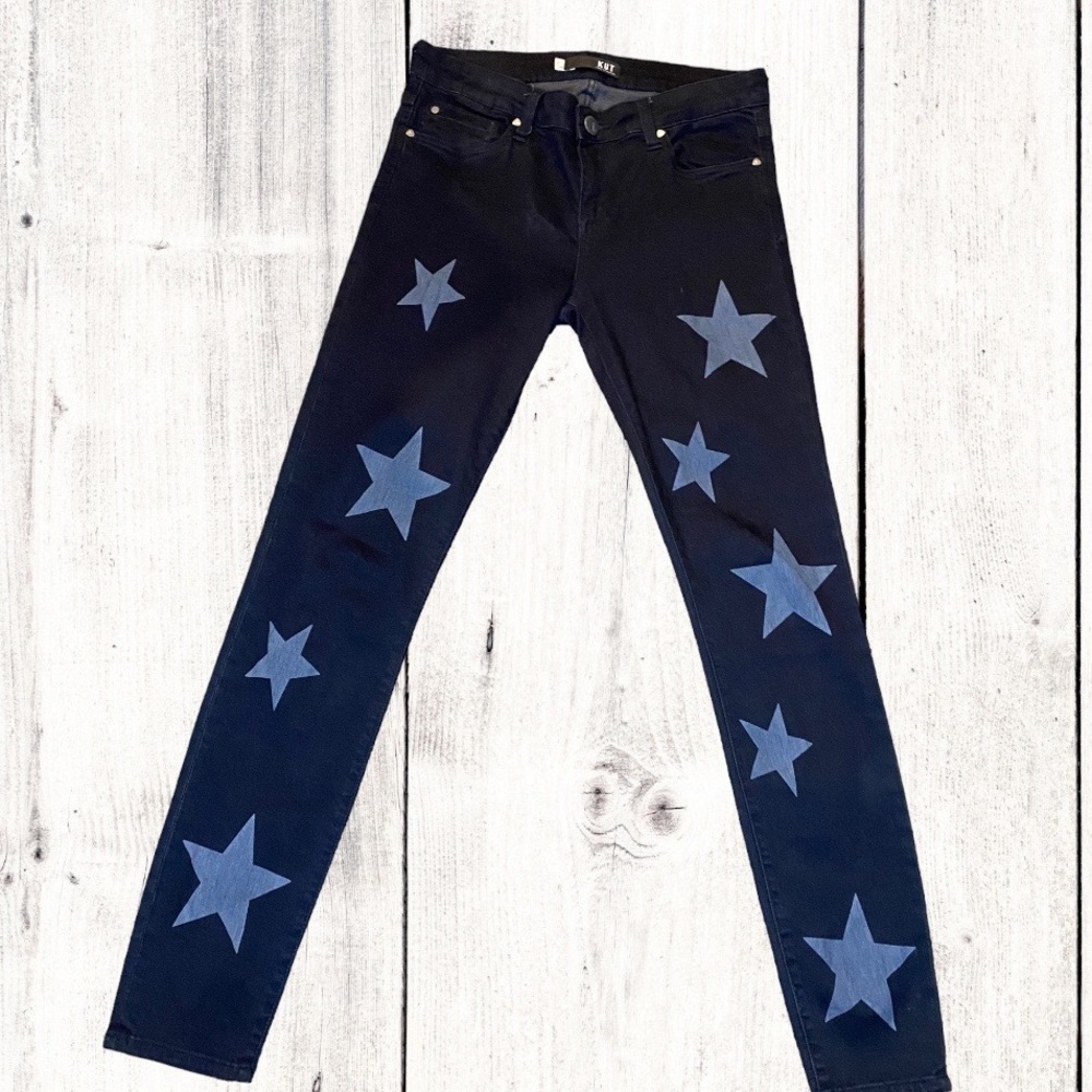 Kut From The Kloth MIA Toothpick skinny jeans with stars